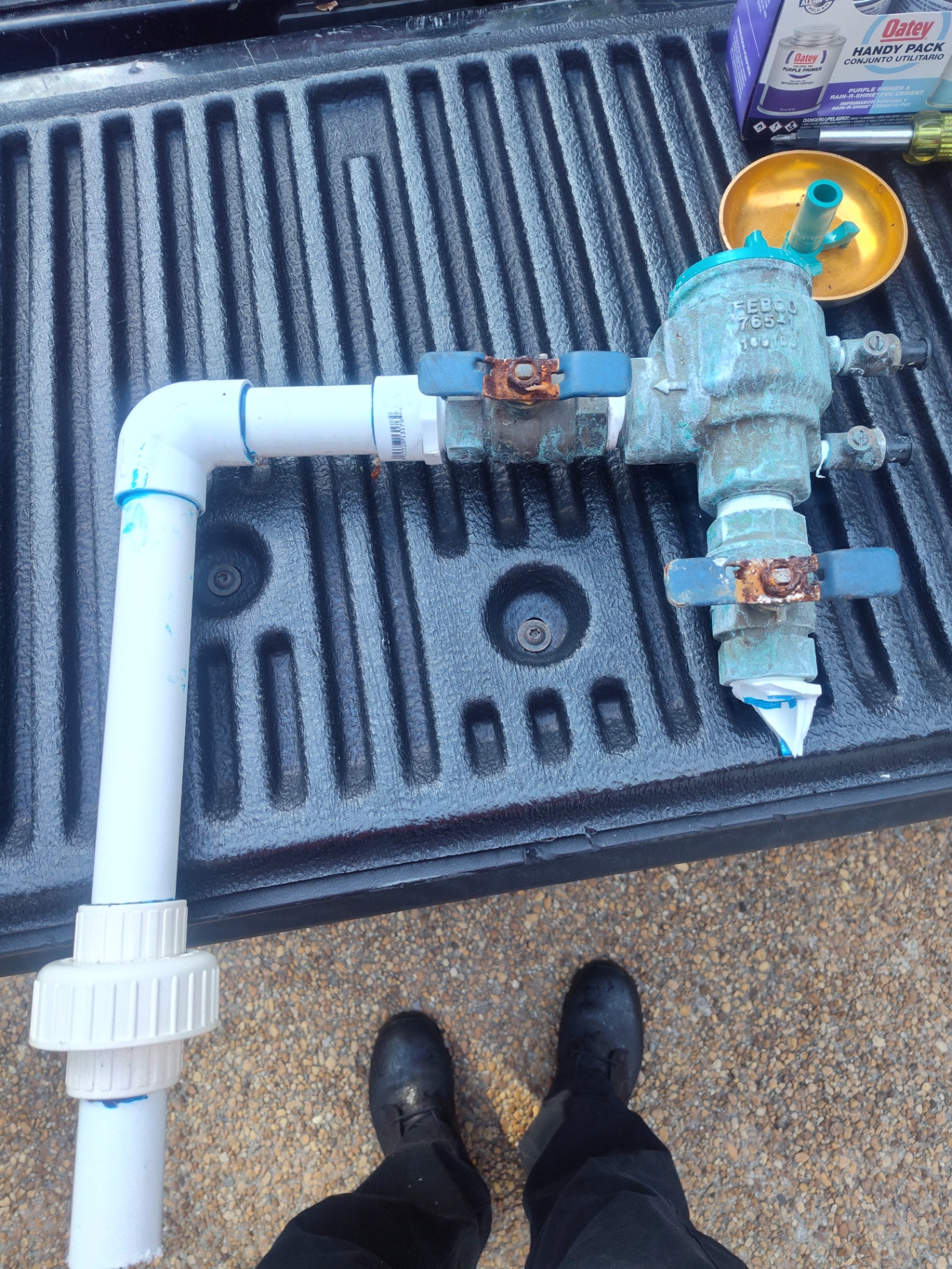 Backflow preventer assembly